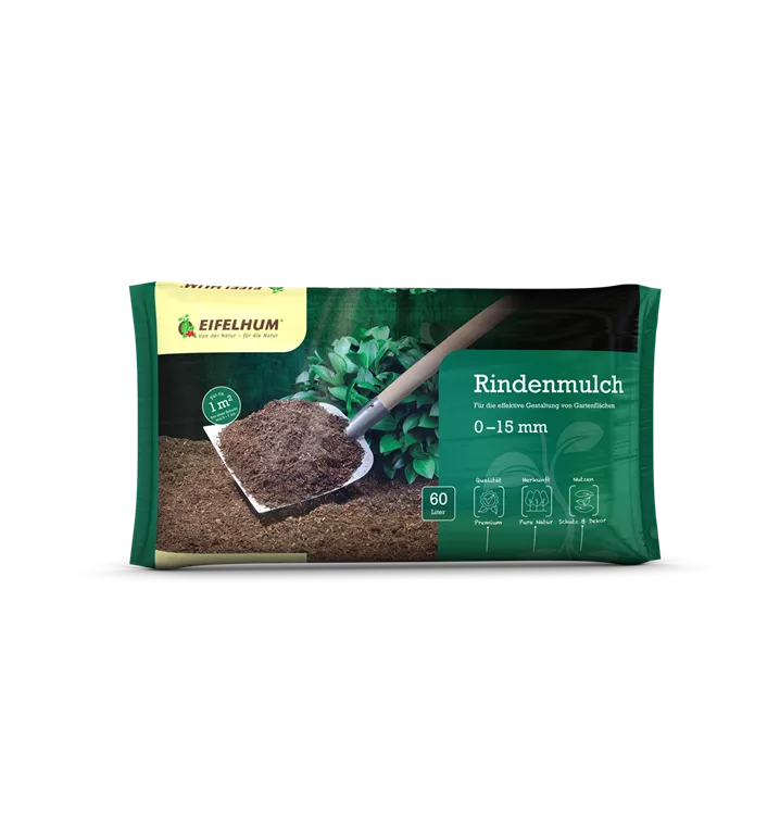 Rindenmulch 015 mm, Eifelhum GartenBaumschule Becker