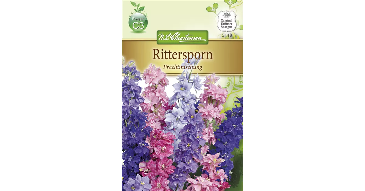 GartenFeldritterspornSamen, Consolida ajacis GartenBaumschule Becker