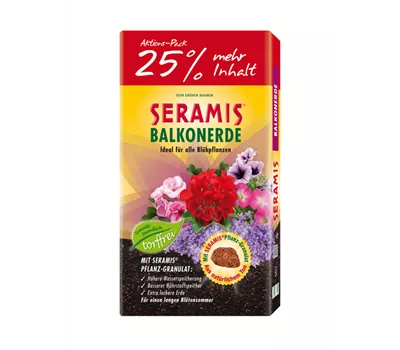 Seramis Balkon-Blumenerde ohne Torf 50 l