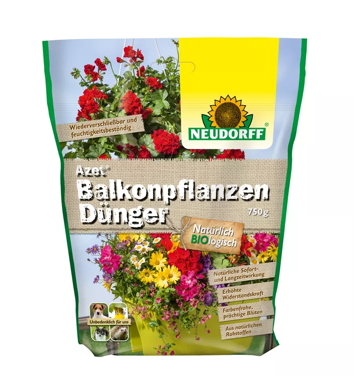 organischer NPK-Dünger für alle Topf-, Kübel- und Balkonpflanzen
