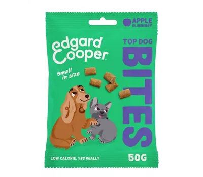 Bites mit Apfel und Blaubeere