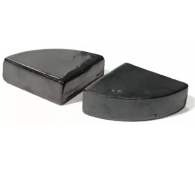 Fuß Dreieck graphit glasiert