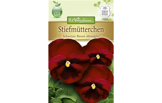 Stiefmütterchensamen 'Schweizer Riesen Abendglut'