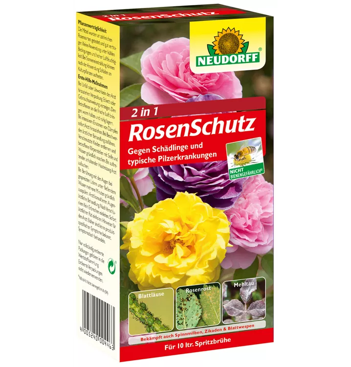 bekämpft Schädlinge und Pilzkrankheiten an Rosen und Zierpflanzen