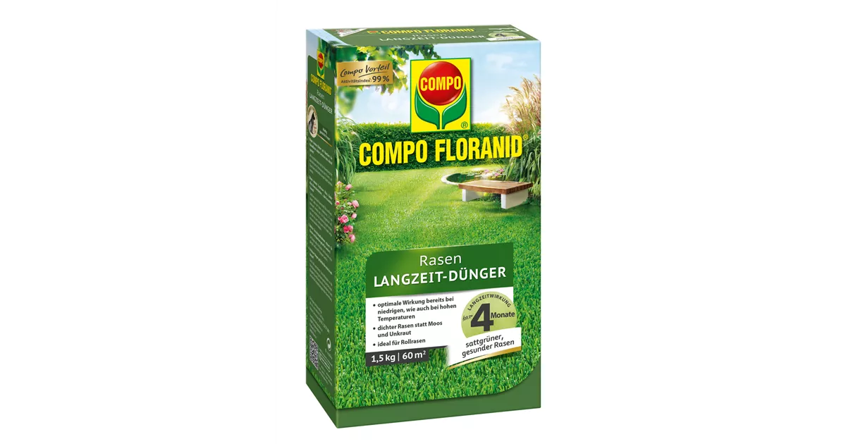 Compo FLORANID Rasen-Langzeitdnger - GartenBaumschule Becker