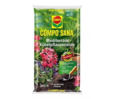 Compo Sana Mediterrane Kübelpflanzenerde 
