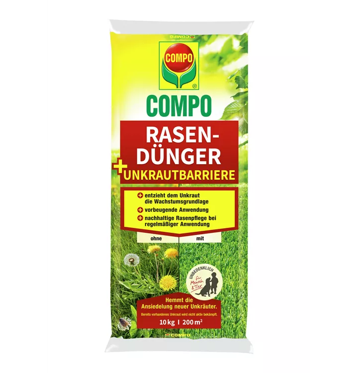 Compo Rasendünger Unkraut - Nein danke! 